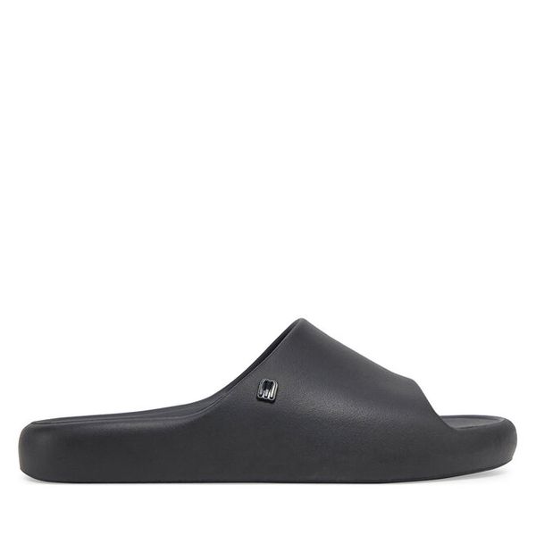 Klapki Melissa. Czarne klapki damskie Melissa, bez wzorów, bez obcasa, bez zapięcia. Za 199.99 zł.