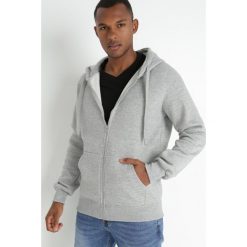 Szara Bluza z Kapturem Gorgo. Szare bluzy męskie Born2be, m, bez wzorów, z jeansu, z kapturem. Za 49.99 zł.