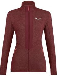 Bluza polarowa turystyczna damska Salewa Rocca 2 Pl W Fz. Czerwone bluzy damskie Salewa, l, bez wzorów, z materiału, bez ramiączek, bez kaptura. Za 333.40 zł.