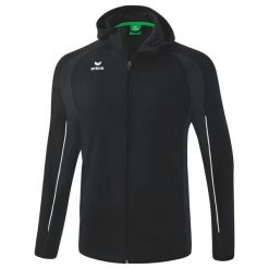 Wielokolorowa kurtka treningowa Erima Liga Star z kapturem. Zielone kurtki męskie 55PROTEC, xl, bez wzorów, z materiału, retro, z kapturem. Za 299.99 zł.