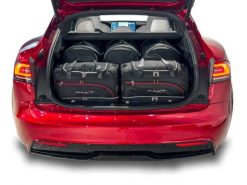 Torby Do Bagażnika Tesla Model S Ev 2021+ 7Szt Kjust. Czarne torby podróżne damskie KJUST, bez wzorów, z kauczuku. Za 1,989.00 zł.