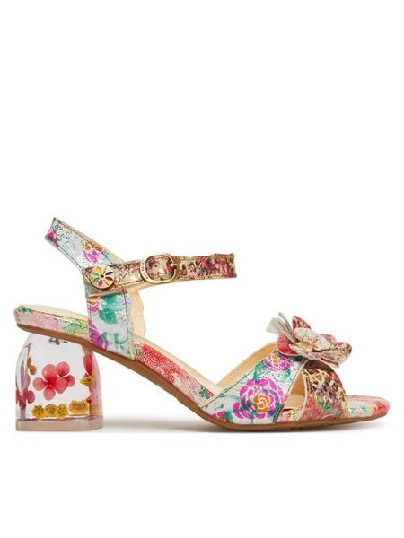 Laura Vita Sandały Framboiseo 42 Czerwony. Czerwone sandały damskie Laura Vita, bez wzorów, ze skóry, bez obcasa, na słupku, bez zapięcia. Za 459.99 zł.