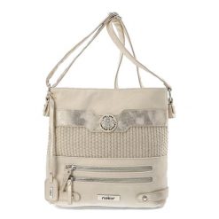 Beżowa Szykowna Torebka Damska Rieker. Brązowe listonoszki damskie Rieker, bez wzorów, na ramię, bez dodatków. Za 249.00 zł.