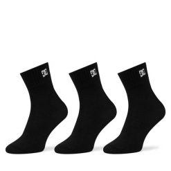 Skarpety długie DC Shoes. Czarne skarpety męskie DC Shoes, bez wzorów. Za 44.99 zł.