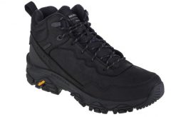 Buty trekkingowe męskie Merrell Coldpack 3 Thermo Mid. Czarne trekkingi męskie Merrell, z materiału, za kostkę, bez zapięcia. Za 770.30 zł.