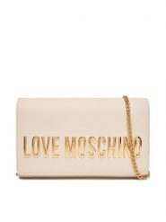 LOVE MOSCHINO Torebka JC4103PP1NKD0110 Beżowy. Brązowe torebki do ręki damskie Love Moschino, bez wzorów, ze skóry, bez dodatków. Za 519.99 zł.