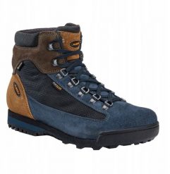 Buty trekkingowe męskie Aku U'S SLOPE ORIGINAL GTX, anthracite/ blue, 45. Niebieskie trekkingi męskie Aku, bez zapięcia. Za 949.20 zł.