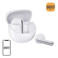 Słuchawki TWS QCY AilyBuds Pro HT10, ANC (białe). Białe słuchawki bezprzewodowe QCY. Za 89.00 zł.