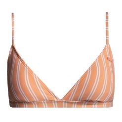 Góra od stroju kąpielowego ROXY Into The Sun Fix Tikitri. Brązowe bikini Roxy, l, bez wzorów. Za 69.99 zł.