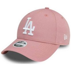 Czapka z daszkiem New Era League Essential 9Forty Los Angeles Dodgers. Czerwone czapki damskie New Era, bez wzorów, casualowe. Za 109.99 zł.