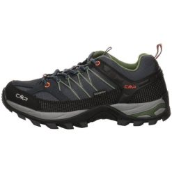 Buty trekkingowe męskie CMP RIGEL LOW. Czarne buty zimowe męskie Campagnolo, bez wzorów, bez obcasa, bez zapięcia. W wyprzedaży za 359.99 zł.