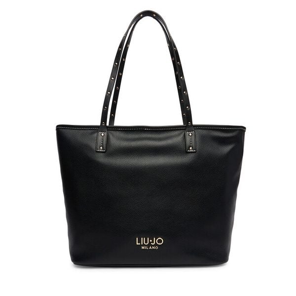 Torebka Liu Jo. Czarne shopperki damskie Liu Jo, bez wzorów, bez dodatków. Za 359.99 zł.