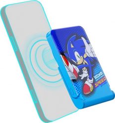 Powerbank OTL Powerbank magnetyczny OTL 5000 mAh, USB-C 15W, Sonic The Hedgehog ze stojakiem (niebieski). Niebieskie powerbanki OTL. Za 75.85 zł.