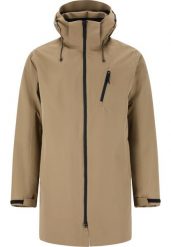 Parka z kapturem Whistler Bellway 10000. Brązowe parki męskie Whistler, l, bez wzorów, z materiału, klasyczne, bez kołnierzyka, z kapturem. Za 431.50 zł.