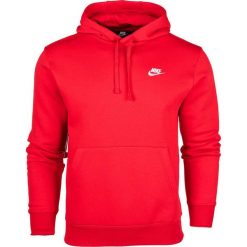 Bluza sportowa męska Nike NSW Club Hoodie. Czerwone bluzy sportowe męskie Nike, m, bez wzorów, bez ramiączek, do piłki nożnej. W wyprzedaży za 189.00 zł.
