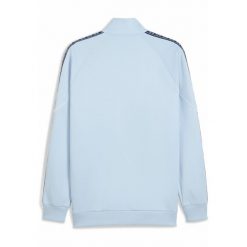 Męska kurtka Manchester City KING Anthem PUMA Silver Sky Deep Navy Blue. Niebieskie kurtki męskie Puma, m, bez wzorów, bez kaptura, do biegania. Za 399.00 zł.