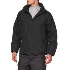 Damska Kurtka Z Podszewką Hudson. Czarne kurtki sportowe damskie Regatta, xl, bez wzorów, bez ramiączek, bez kaptura, trekkingowe. Za 276.99 zł.