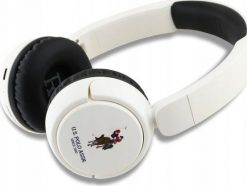 US Polo słuchawki nauszne Bluetooth USHPV6PUNH biały/white DH Color Logo. Białe słuchawki bezprzewodowe U.S. Polo Assn. Za 123.00 zł.