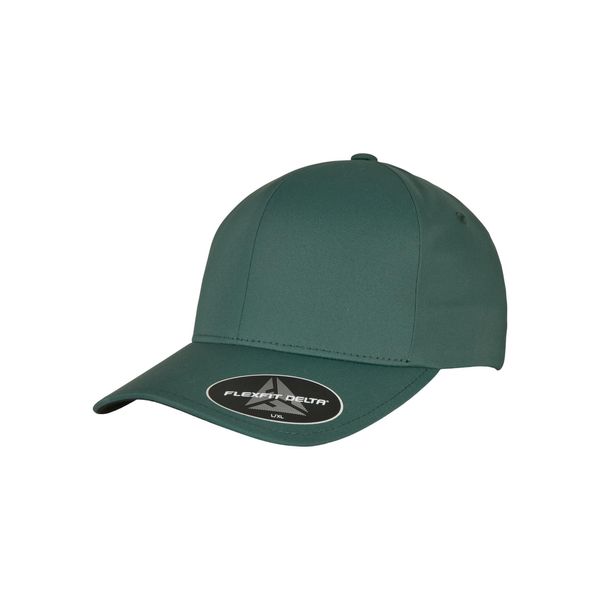 Czapka Urban Classics Flexfit Delta. Niebieskie czapki damskie FLEXFIT, bez wzorów, z elastanu, eleganckie. Za 106.70 zł.