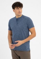 T-shirt ze stójką TM-LAB. T-shirty męskie Volcano, l, bez wzorów, z bawełny, bez kołnierzyka, bez ramiączek. Za 79.99 zł.