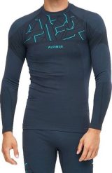 Alpinus Bluza termoaktywna męska Alpinus Gausdal grafitowo-niebieska r. XL. Niebieskie bluzy męskie Alpinus, m, bez wzorów, bez ramiączek, bez kaptura. Za 122.90 zł.