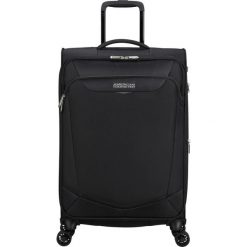 Walizka na 4 kółkach American Tourister Summerride M EXP TSA. Czarne walizki damskie American Tourister, bez wzorów. Za 540.35 zł.