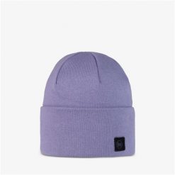 Czapka BUFF KNITTED BEANIE NIELS. Fioletowe czapki damskie Buff, bez wzorów, sportowe. W wyprzedaży za 96.20 zł.