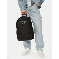 Plecak Reebok. Czarne plecaki męskie Reebok, bez wzorów, sportowe. Za 99.99 zł.