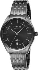 Zegarek Strand Zegarek męski Strand S741GDBBSB czarny. Czarne zegarki męskie Strand, bez wzorów. Za 430.00 zł.