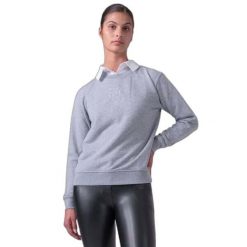 Bluza damska PS of Sweden Kayla. Fioletowe bluzy damskie PS OF SWEDEN, bez wzorów, sportowe, bez ramiączek, bez kaptura. W wyprzedaży za 279.70 zł.