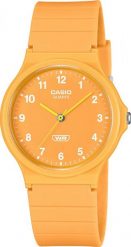 Zegarek Casio Zegarek męski Casio MQ-24B-9BEF pomarańczowy. Brązowe zegarki męskie Casio, bez wzorów. Za 110.13 zł.