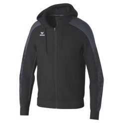 Bluza dresowa z kapturem Erima Evo Star. Czarne bluzy męskie Erima, bez wzorów, z dresówki, z kapturem, na fitness i siłownię. Za 264.00 zł.