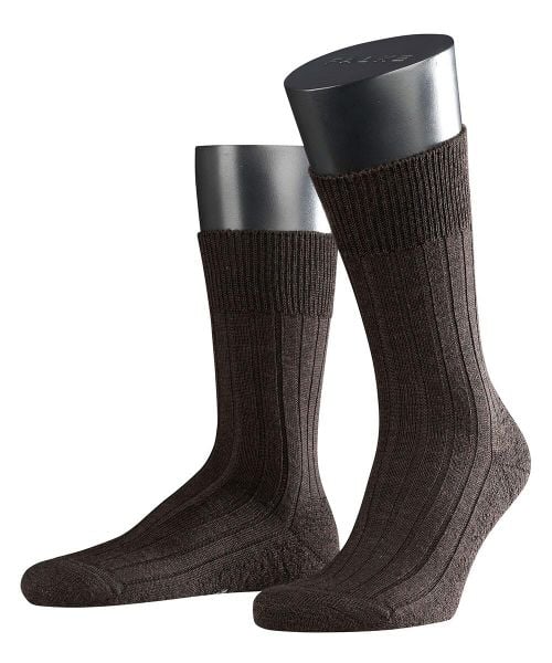 Skarpety Falke Teppich Im Schuh. Brązowe skarpety męskie Falke, bez wzorów, z poliamidu. Za 139.50 zł.