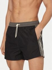 EA7 Emporio Armani Szorty kąpielowe 7M001679 AF21070 MC429 Czarny Regular Fit. Czarne kąpielówki męskie EA7 Emporio Armani, bez wzorów, z syntetyku. Za 329.99 zł.