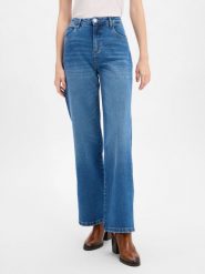 Opus Dżinsy o szerokim kroju - Mivy Kobiety Bawełna niebieski jednolity, 42-31. Niebieskie jeansy damskie Opus, bez wzorów, z bawełny. Za 449.95 zł.