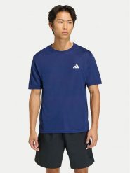 Adidas Koszulka techniczna Workout Essentials Base KD5457 Granatowy Regular Fit. Niebieskie koszulki sportowe męskie Adidas, m, bez wzorów, z syntetyku, bez ramiączek, na fitness i siłownię. Za 99.99 zł.