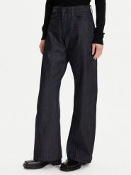 G-Star Raw Jeansy Contor 3D D27690-D315 Granatowy Wide Leg. Niebieskie jeansy damskie G-Star, bez wzorów, z bawełny, retro. Za 327.99 zł.