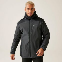 Kurtka ocieplana męska Thornridge II. Brązowe kurtki męskie Regatta, m, bez wzorów, z puchu, sportowe, bez kaptura. W wyprzedaży za 249.99 zł.