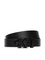 Calvin Klein Pasek Ck Faceted Buckle 32Mm LV04D7173G Czarny. Czarne paski męskie Calvin Klein, ze skóry. Za 249.99 zł.