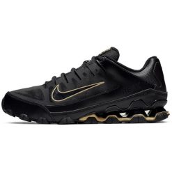 Buty sportowe męskie Nike Reax 8. Czarne buty sportowe męskie Nike, bez wzorów, z materiału, bez zapięcia. Za 543.00 zł.