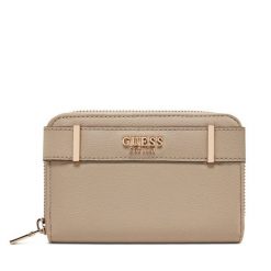 Portfel Guess. Brązowe portfele damskie Guess. Za 169.99 zł.