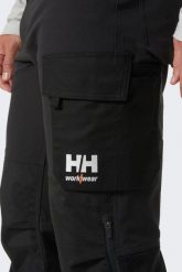 Spodnie Robocze Helly Hansen Oxford Elasty Black. Czarne spodnie sportowe męskie Helly Hansen, m, bez wzorów. Za 487.62 zł.