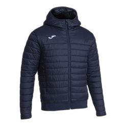 Kurtka z kapturem Joma Urban V. Niebieskie kurtki męskie Joma, bez wzorów, z puchu, sportowe, z kapturem. Za 442.50 zł.