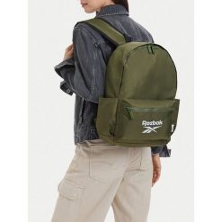 Plecak Reebok. Zielone plecaki męskie Reebok, bez wzorów, sportowe. Za 69.99 zł.