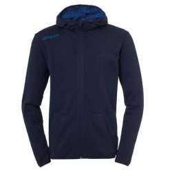 Bluza z kapturem Uhlsport Essential. Niebieskie bluzy męskie Uhlsport, m, bez wzorów, bez ramiączek, z kapturem. Za 227.00 zł.