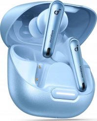 Słuchawki Soundcore Liberty 4 NC jasnoniebieskie (A3947G61). Niebieskie słuchawki bezprzewodowe Soundcore. Za 418.99 zł.