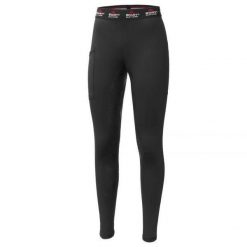 Legginsy do jazdy konnej damskie Start Colchester elastyczne, z pełnym lejem. Czarne legginsy damskie START, bez wzorów. Za 202.99 zł.