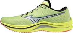 Mizuno Mizuno Wave Rebellion J1GC211702 Zielone 46. Zielone buty sportowe męskie Mizuno, bez wzorów, bez zapięcia, mizuno wave. Za 699.99 zł.