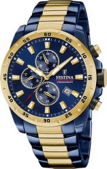 Zegarek Festina Zegarek męski Festina F20564-1 niebieski. Niebieskie zegarki męskie Festina, bez wzorów. Za 1,070.00 zł.