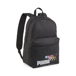 Plecak PUMA Phase LOVE WINS PUMA Black. Czarne plecaki damskie Puma, bez wzorów, sportowe. W wyprzedaży za 94.55 zł.